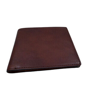 Kansai Bifold Brown Vacchetta Leather Wallet